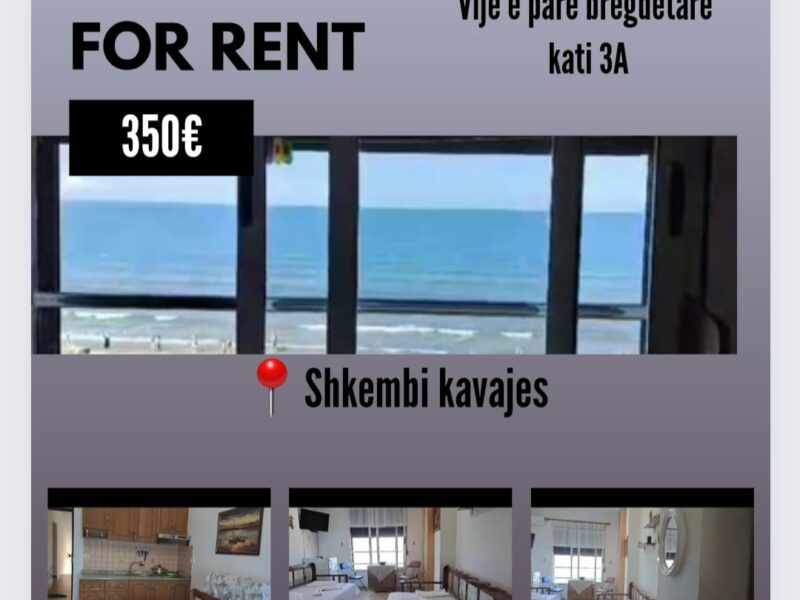 Affittasi Monolocale 40 m² a Shkembi Kavajes 350 euro al mese